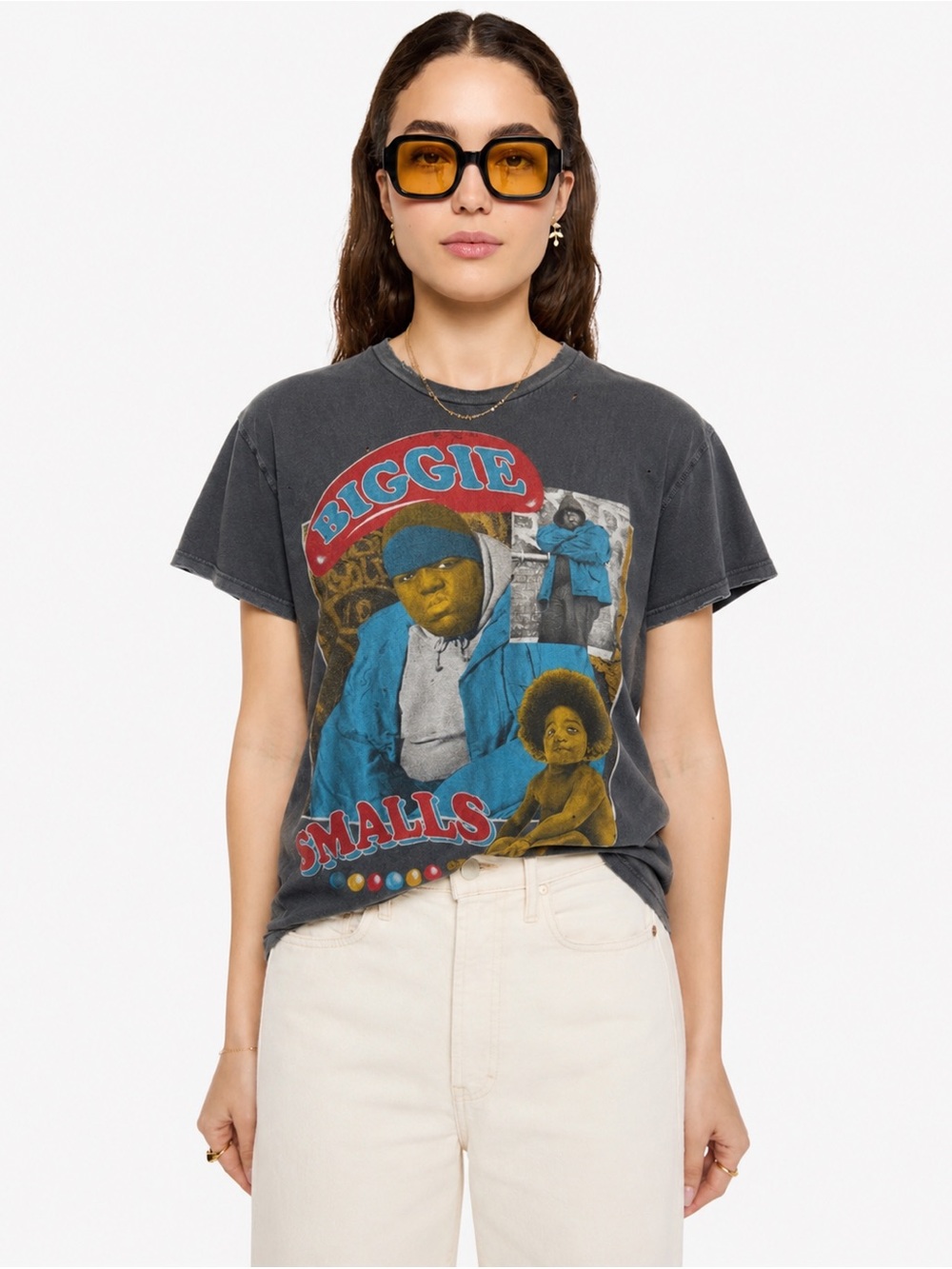 MadeWorn Biggie Smalls short sleeve Crewneck Tee size S